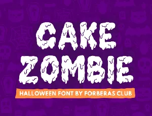 Cake Zombie font