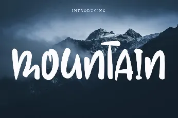 Mountain font