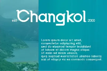 Changkol Sans Serif font