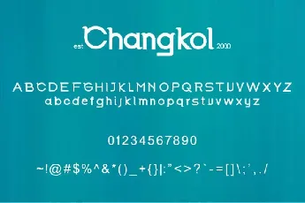 Changkol Sans Serif font