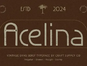 Acelina Vintage font