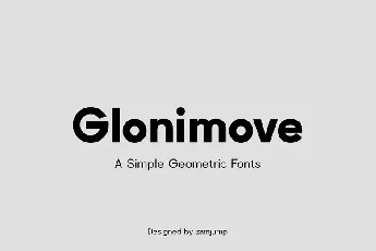 Glonimove font