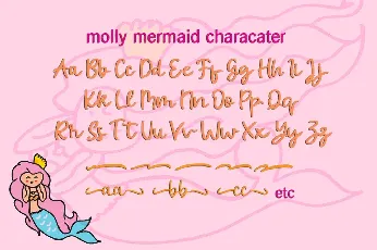 molly mermaid font