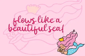 molly mermaid font