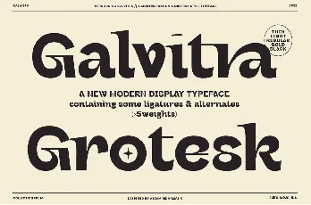 Galvitra font