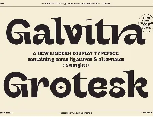 Galvitra font