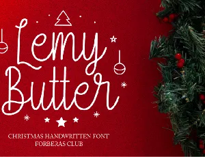 Lemy Butter Demo font