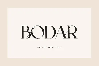 BODAR font