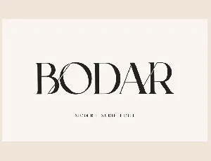 BODAR font