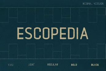 Escopedia Family font