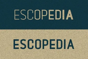 Escopedia Family font