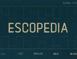 Escopedia Family font