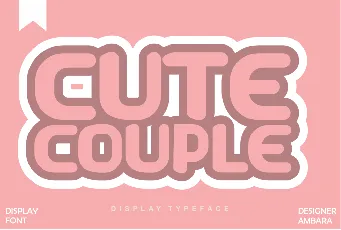 Cute Couple font