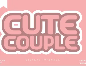 Cute Couple font