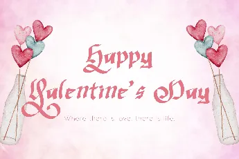 Valentine Blackletter Demo font