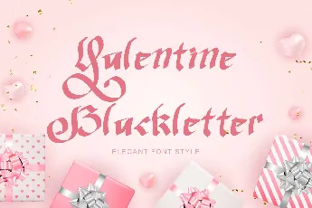 Valentine Blackletter Demo font