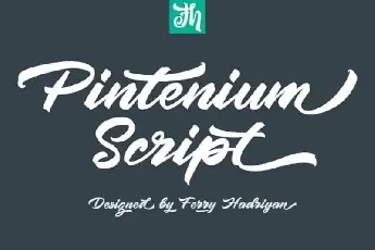 Pintenium Brush font