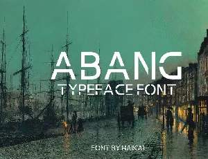 Abang Typeface font