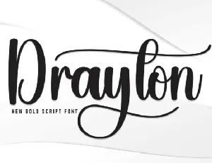 Drayton Script font