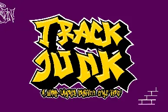 Track Junk font