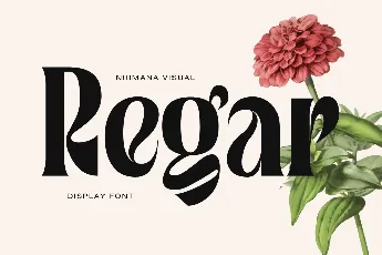 Regar Demo font