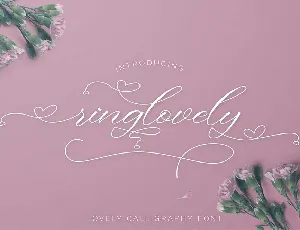 Ringlovely Calligraphy Script font