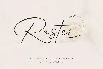 Raster font