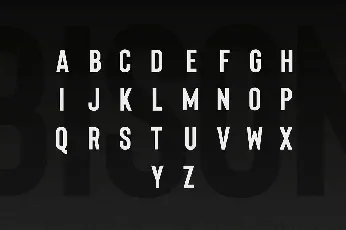 Bison font