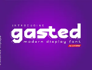 Gasted font