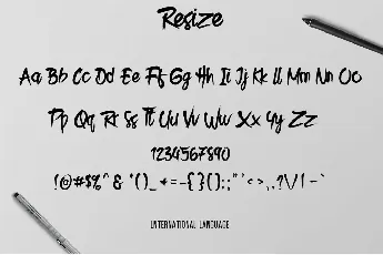 Resize regular font