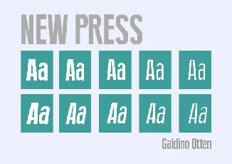 New Press font