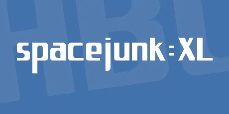 spacejunk:XL font