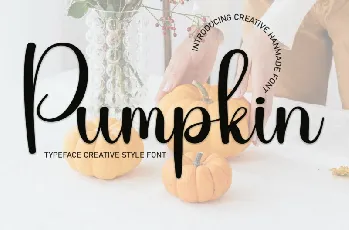 Pumpkin Script font