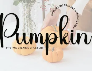 Pumpkin Script font