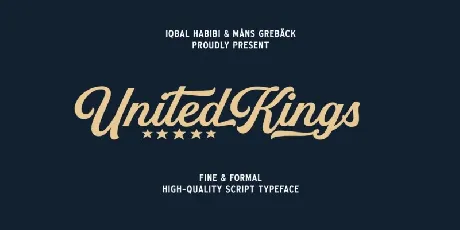 United Kings font