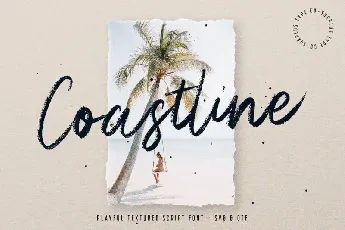 Coastline Brush font