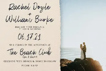 Coastline Brush font