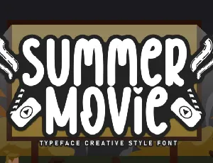 Summer Movie Display font