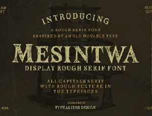 Mesintwa font