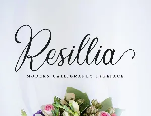 Resillia font