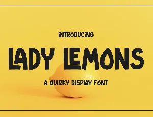 Lady Lemons font