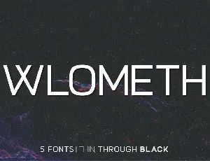 Wlometh font