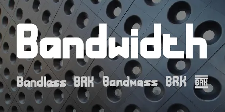 Bandwidth font