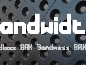 Bandwidth font