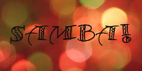 Samba! font