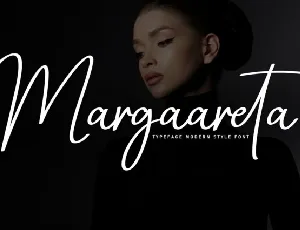 Margareta Handwritten font