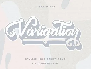 Varigation font