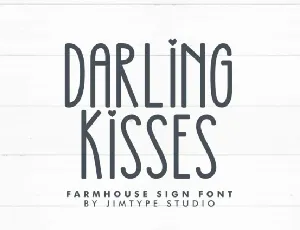 Darling Kisses font