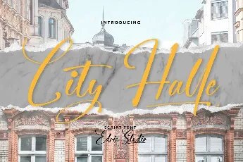 City Halle font