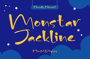 Monstar Jackline font